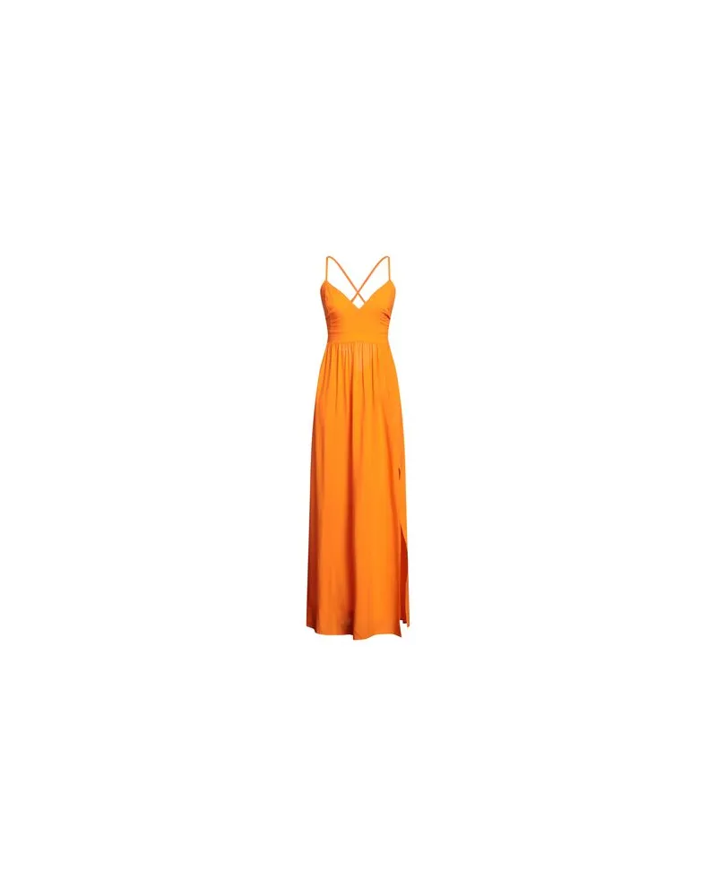 Think! KLEIDER - Maxi-Kleiderauf YOOX.COM Orange