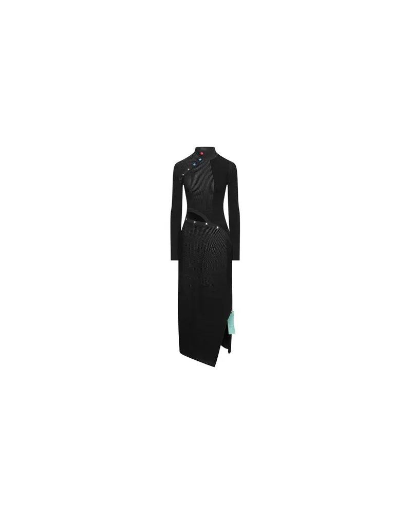 OFF-WHITE KLEIDER - Mini-Kleiderauf YOOX.COM Schwarz