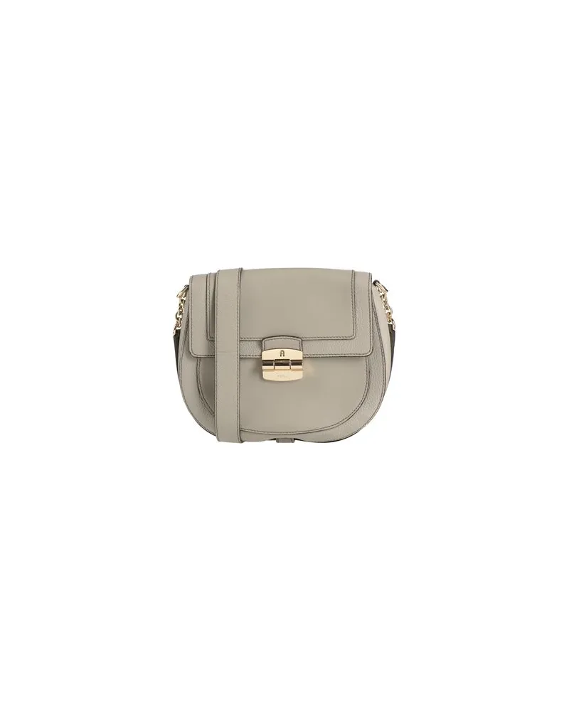 Furla TASCHEN - Umhängetascheauf YOOX.COM Hellgrau