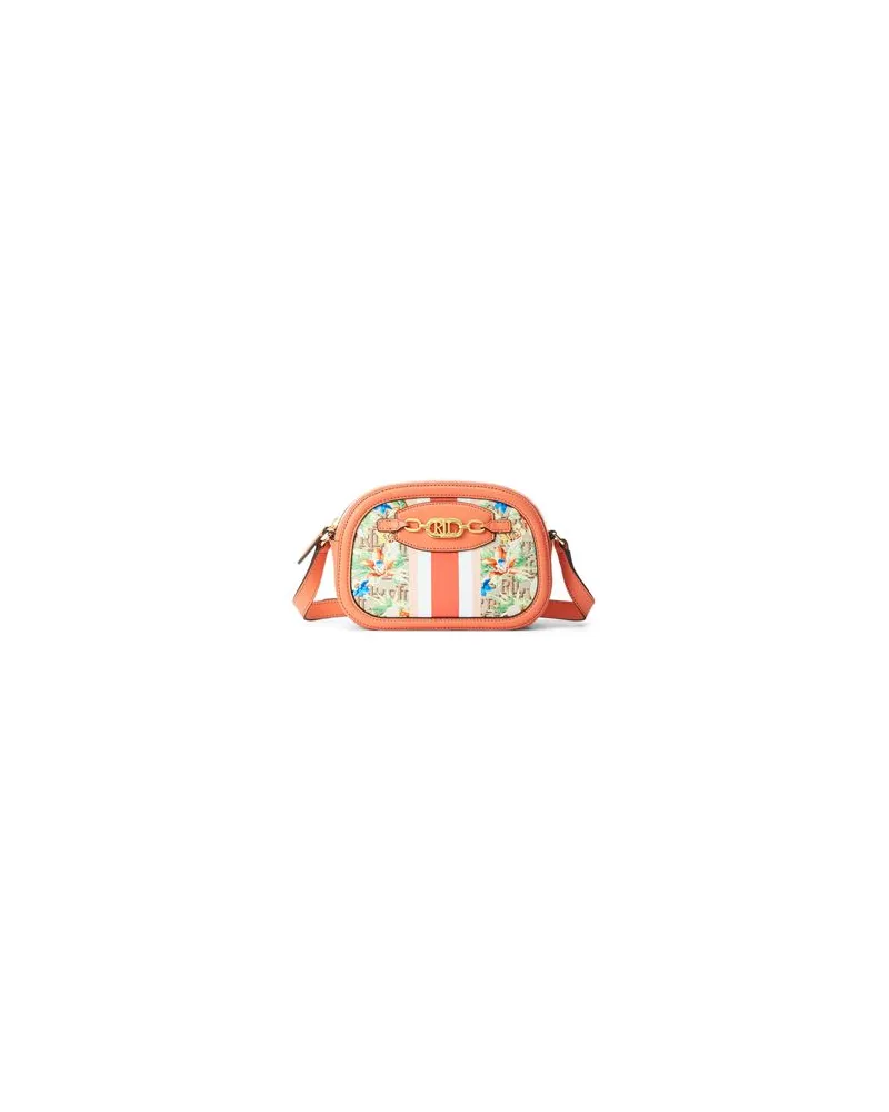 Ralph Lauren MONOGRAM MEDIUM JORDYNN CROSSBODY BAG  - TASCHEN - Umhängetascheauf YOOX.COM Lachs
