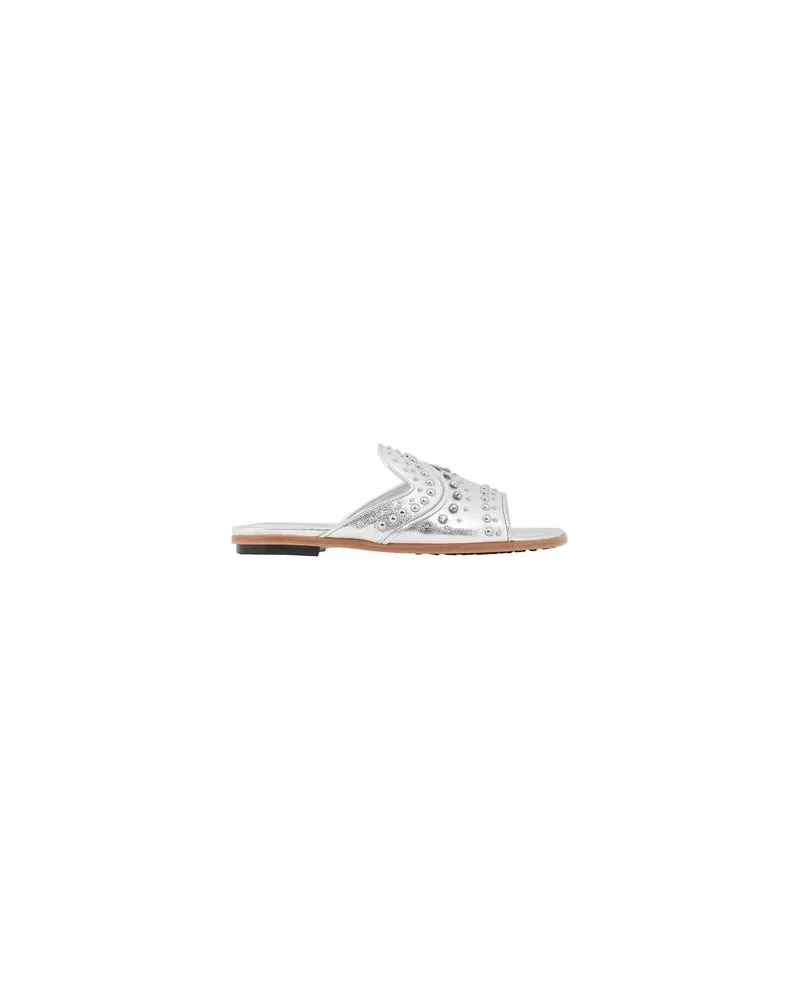 TOD'S SCHUHE - Sandalenauf YOOX.COM Silber