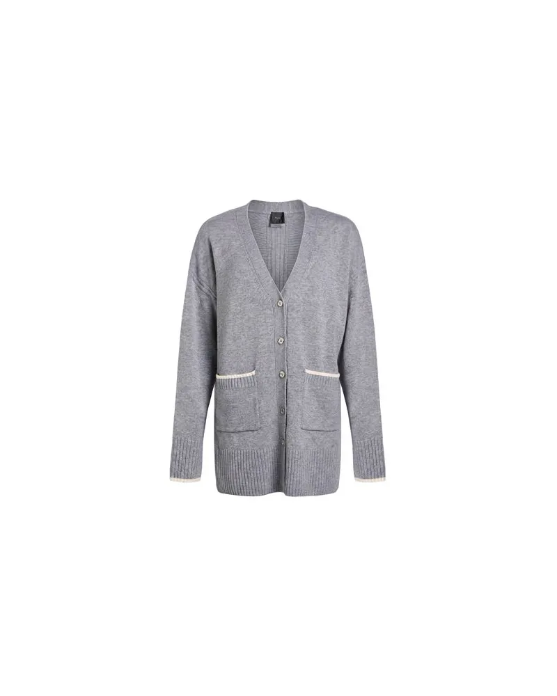 Pinko STRICKWAREN - Strickjackenauf YOOX.COM Grau