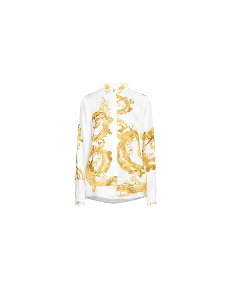 Versace Jeans TOPS - Hemdenauf YOOX.COM Weiß