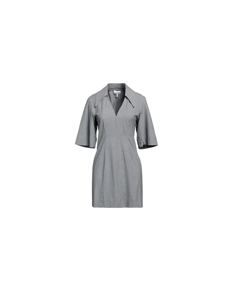 Ganni KLEIDER - Mini-Kleiderauf YOOX.COM Grau