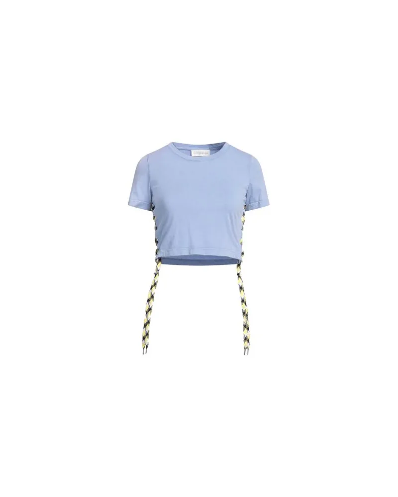 Faith Connexion TOPS - T-shirtsauf YOOX.COM Hellblau