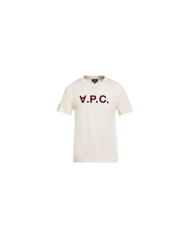 A.P.C. TOPS - T-shirtsauf YOOX.COM Elfenbein