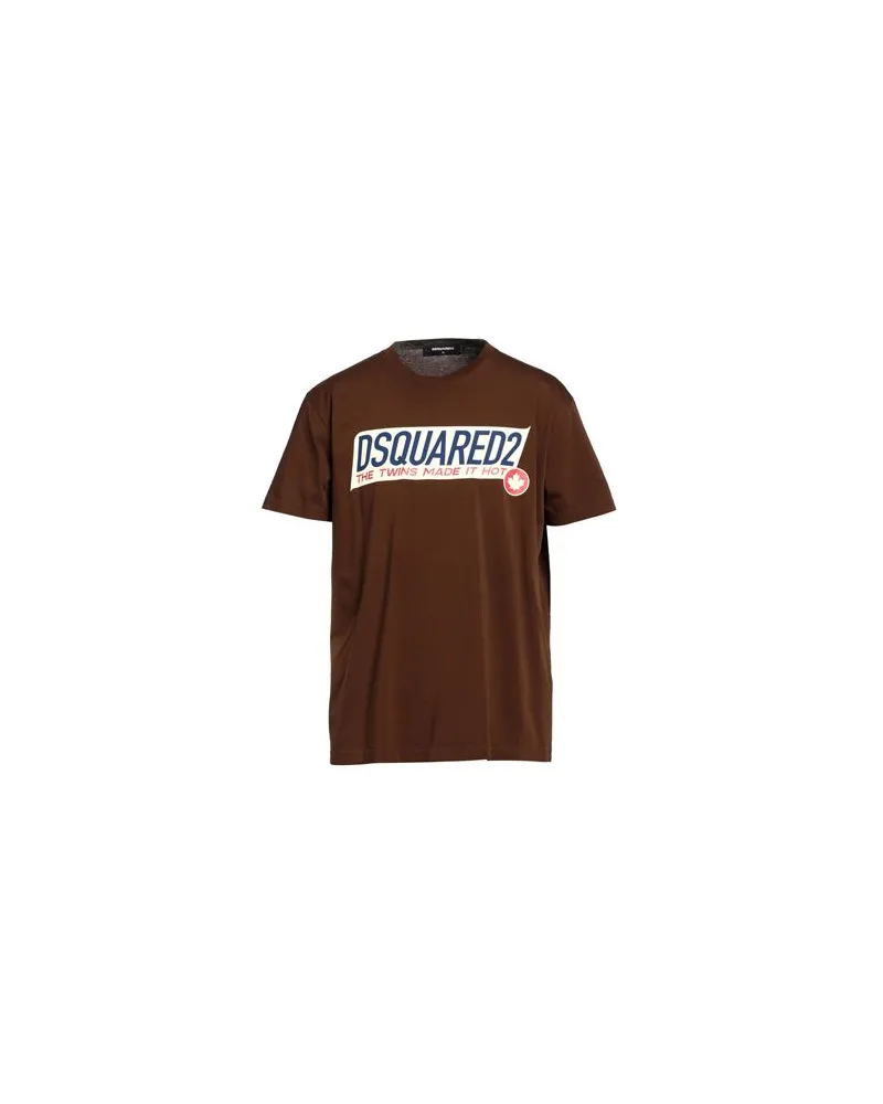 Dsquared2 TOPS - T-shirtsauf YOOX.COM Braun