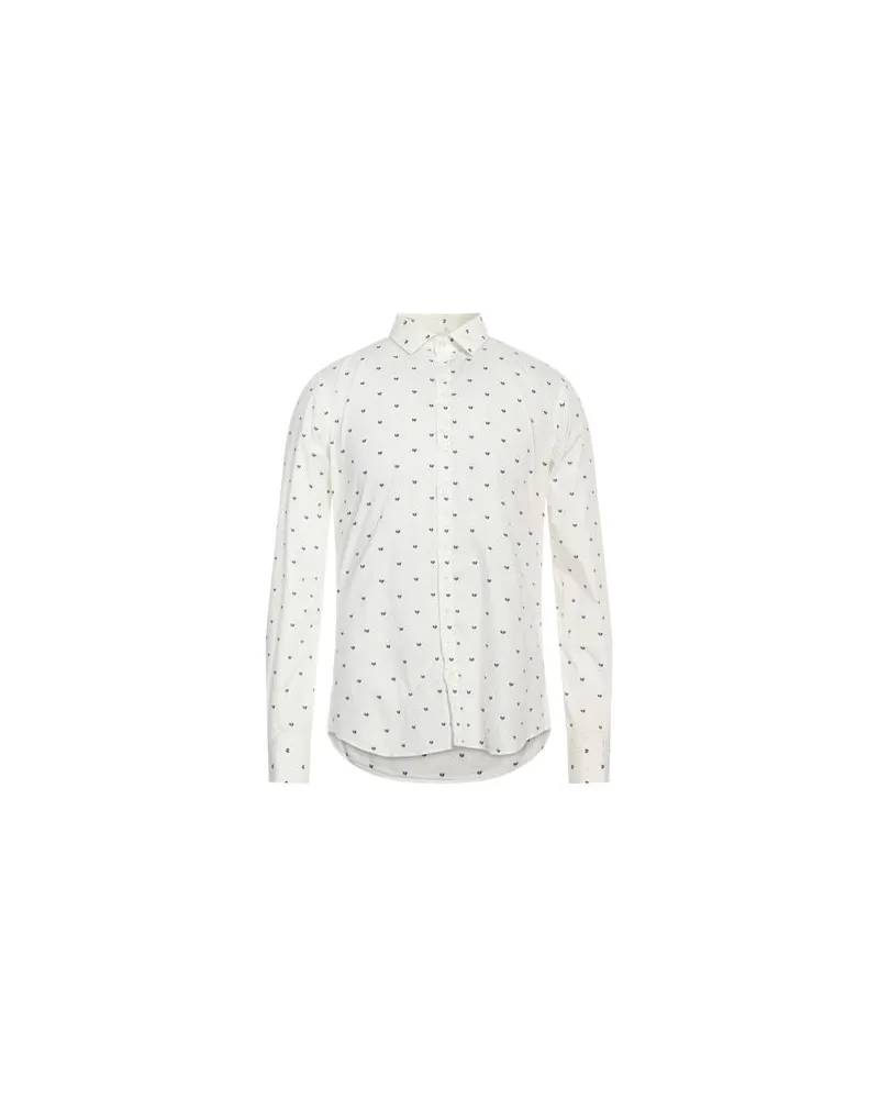 Aglini TOPS - Hemdenauf YOOX.COM Cremeweiß