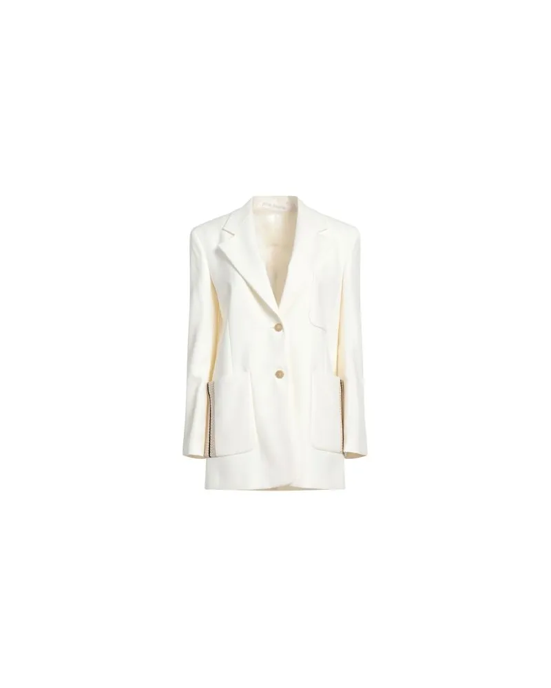 Palm Angels ANZÜGE und CO-ORDS - Blazersauf YOOX.COM Cremeweiß