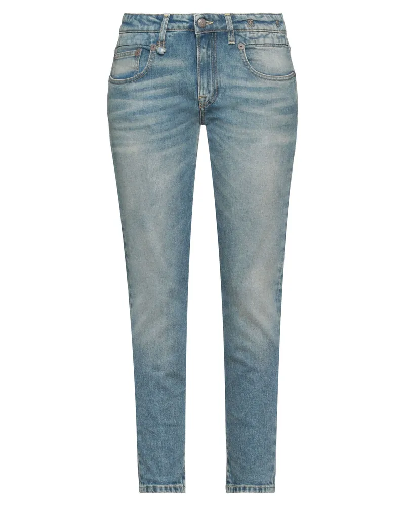 R13 Jeanshose Blau