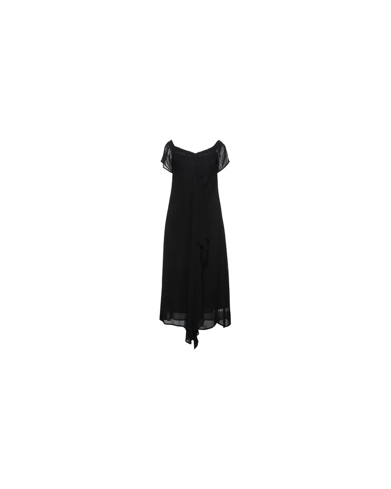 MALLONI KLEIDER - Midi-Kleiderauf YOOX.COM Schwarz