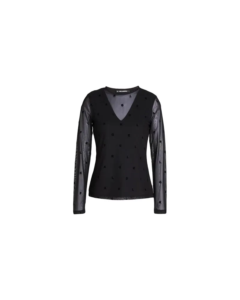 Karl Lagerfeld TOPS - Topsauf YOOX.COM Schwarz