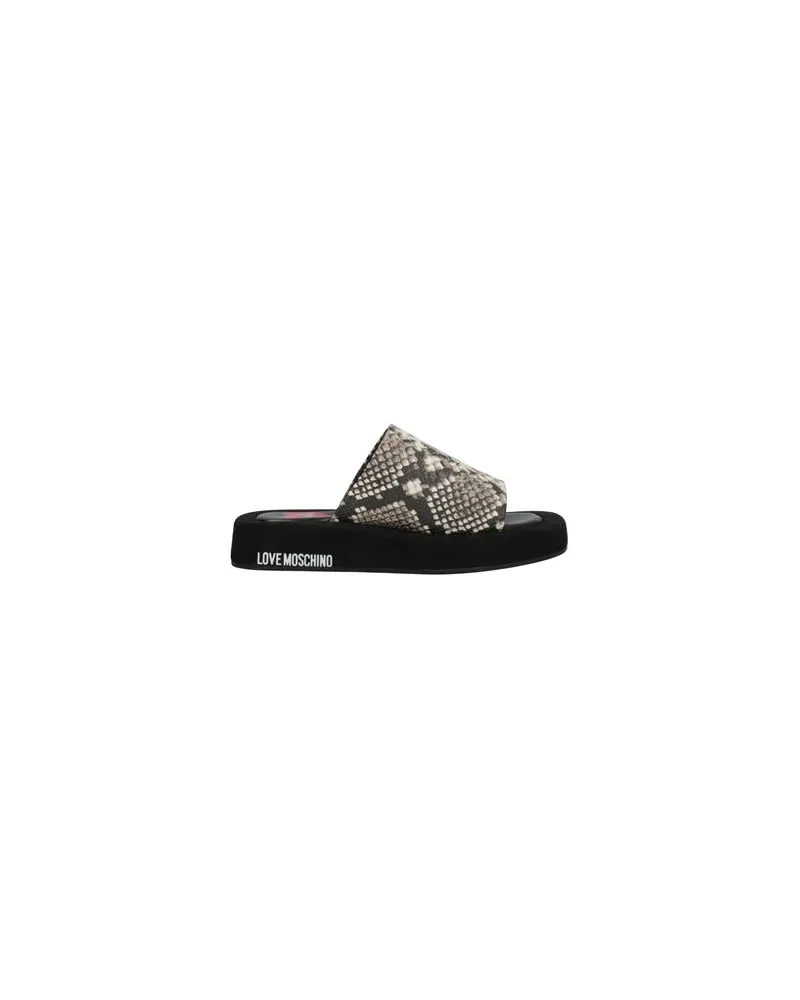 Moschino SCHUHE - Sandalenauf YOOX.COM Grau