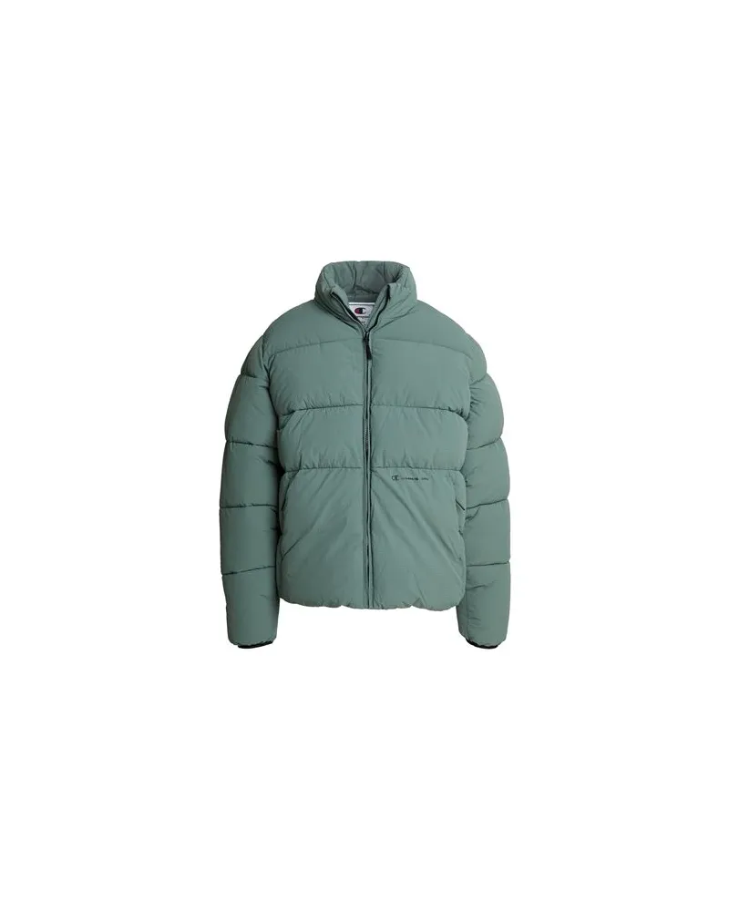 Champion JACKEN & MÄNTEL - Pufferjacken & Daunenjackenauf YOOX.COM Taubenblau