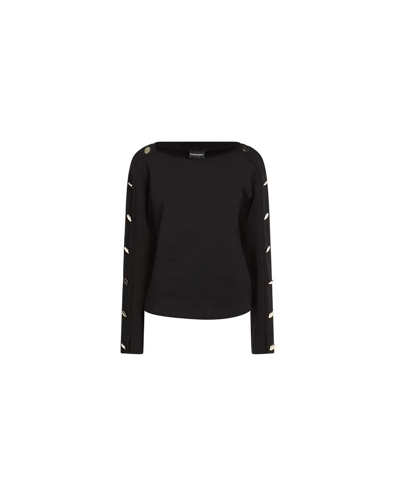 Emporio Armani TOPS - Sweatshirtsauf YOOX.COM Schwarz