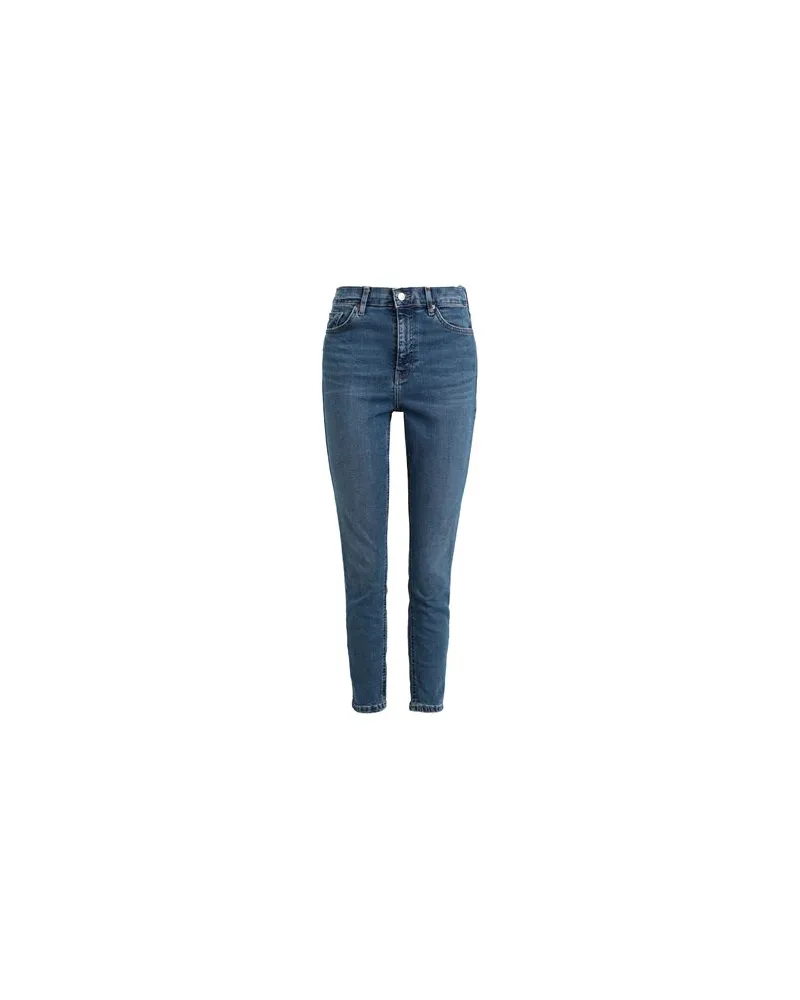 Topshop HOSEN & RÖCKE - Jeanshosenauf YOOX.COM Blau