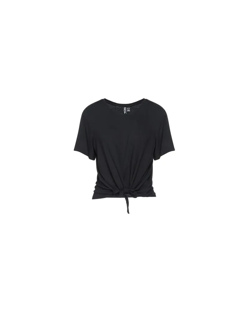 Pieces TOPS - T-shirtsauf YOOX.COM Schwarz