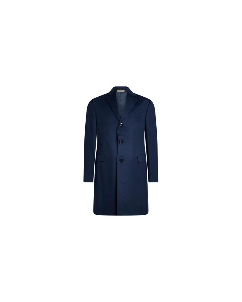 Corneliani JACKEN & MÄNTEL - Mäntelauf YOOX.COM Marineblau