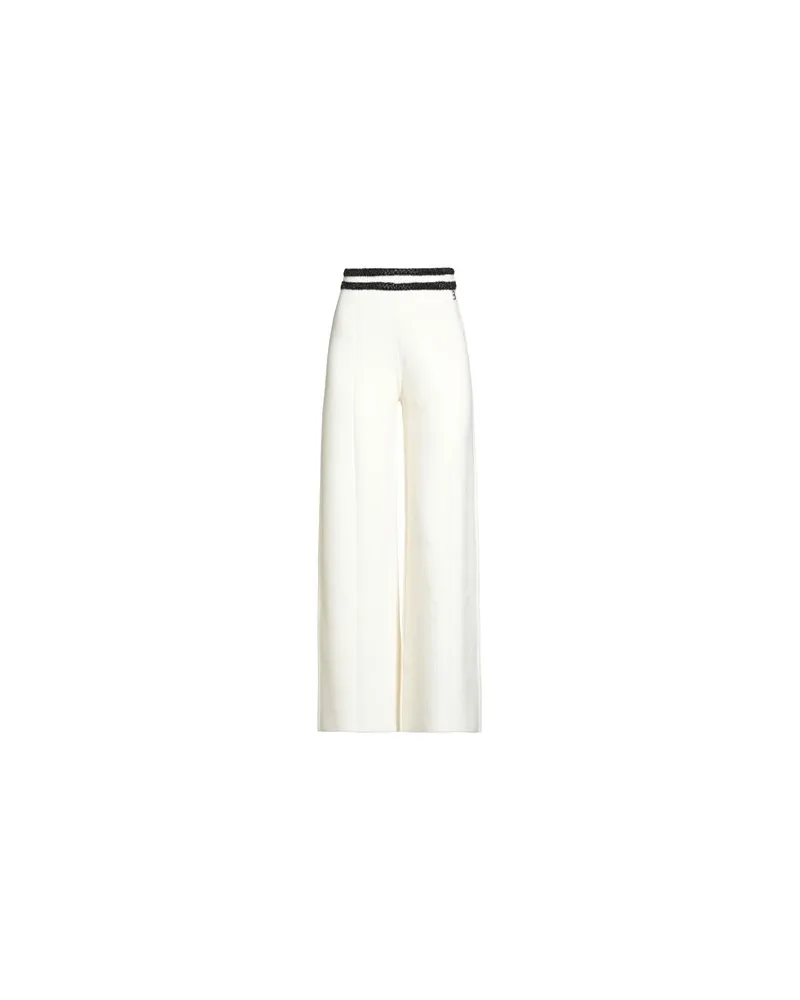 Blumarine HOSEN & RÖCKE - Hosenauf YOOX.COM Cremeweiß