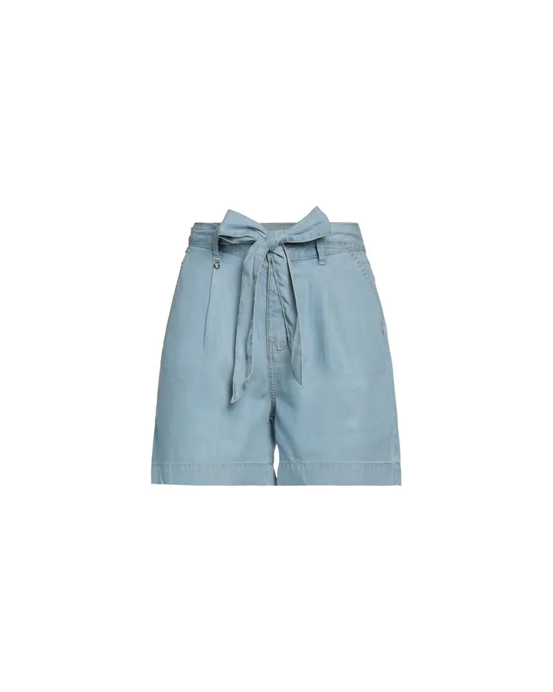 Guess HOSEN & RÖCKE - Jeansshortsauf YOOX.COM Blau