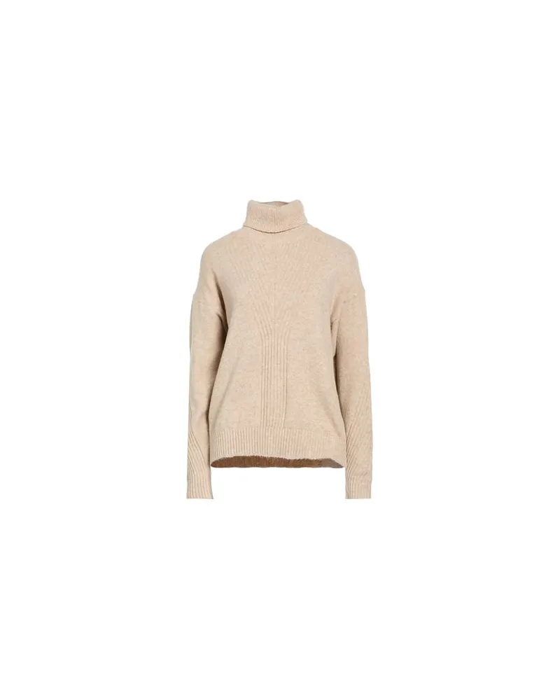 ICHI STRICKWAREN - Rollkragenpulloverauf YOOX.COM Beige