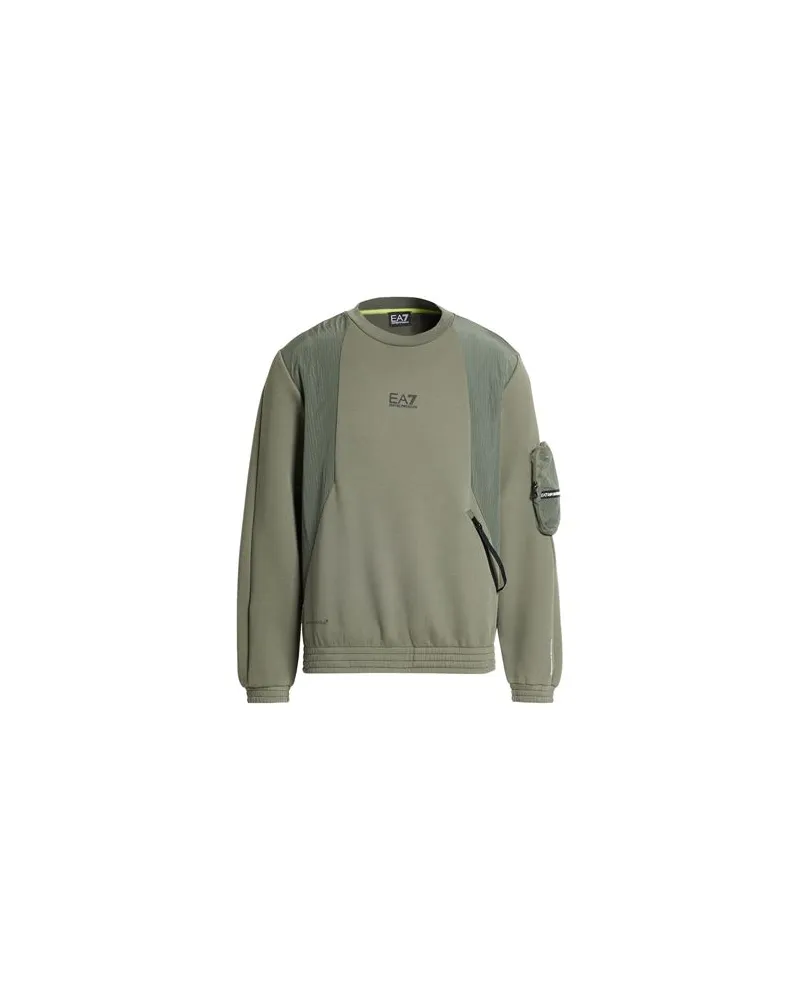 EA7 TOPS - Sweatshirtsauf YOOX.COM Militärgrün