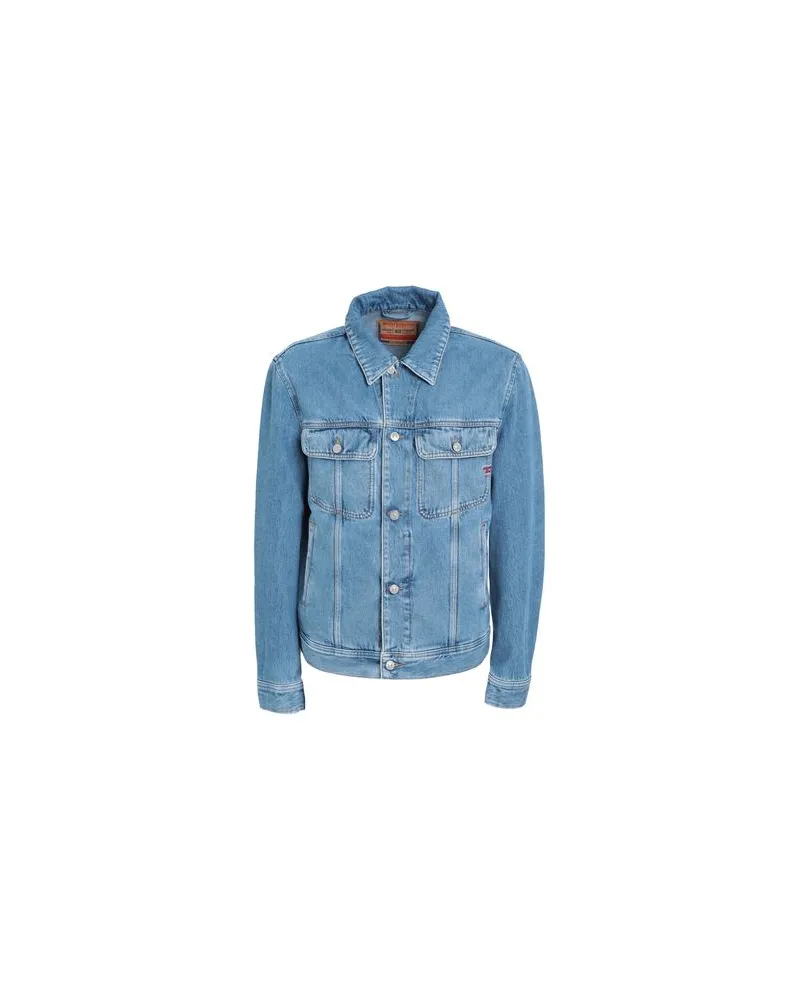 Diesel D-BARCY TRUCKER JACKET  - JACKEN & MÄNTEL - Jeansjacken/Mäntelauf YOOX.COM Blau