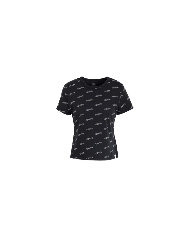 Levi's GRAPHIC RICKIE TEE   - TOPS - T-shirtsauf YOOX.COM Schwarz