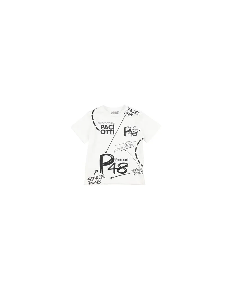 Cesare Paciotti TOPS - T-shirtsauf YOOX.COM Weiß