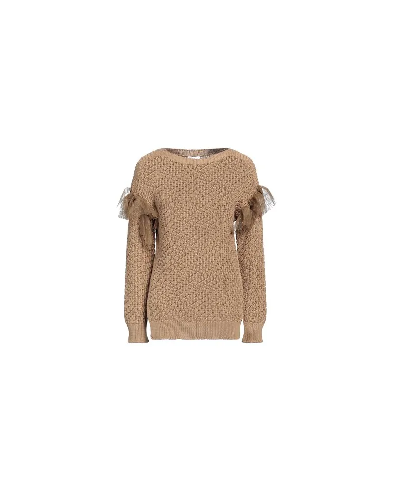 RED Valentino STRICKWAREN - Pulloverauf YOOX.COM Kamel