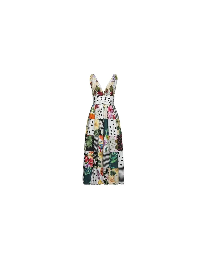 Dolce & Gabbana KLEIDER - Midi-Kleiderauf YOOX.COM Weiß