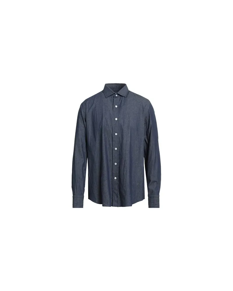 Salvatore Piccolo TOPS - Jeanshemdenauf YOOX.COM Blau