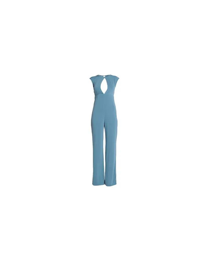 Angela Mele OVERALLS - Jumpsuitsauf YOOX.COM Blaugrau