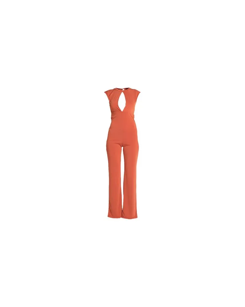 Angela Mele OVERALLS - Jumpsuitsauf YOOX.COM Orange