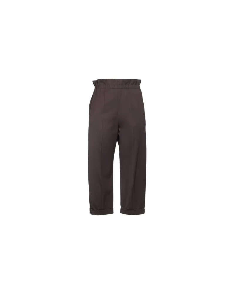 HACHE HOSEN & RÖCKE - Hosenauf YOOX.COM Dunkelbraun