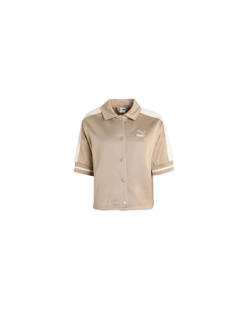 Puma T7 FOR THE FANBASE Track Jacket PT  - T7 FOR THE FANBASE Track Jacket PT - TOPS - Sweatshirtsauf YOOX.COM Sand