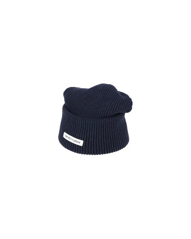 Emporio Armani ACCESSOIRES - Mützen & Hüteauf YOOX.COM Nachtblau