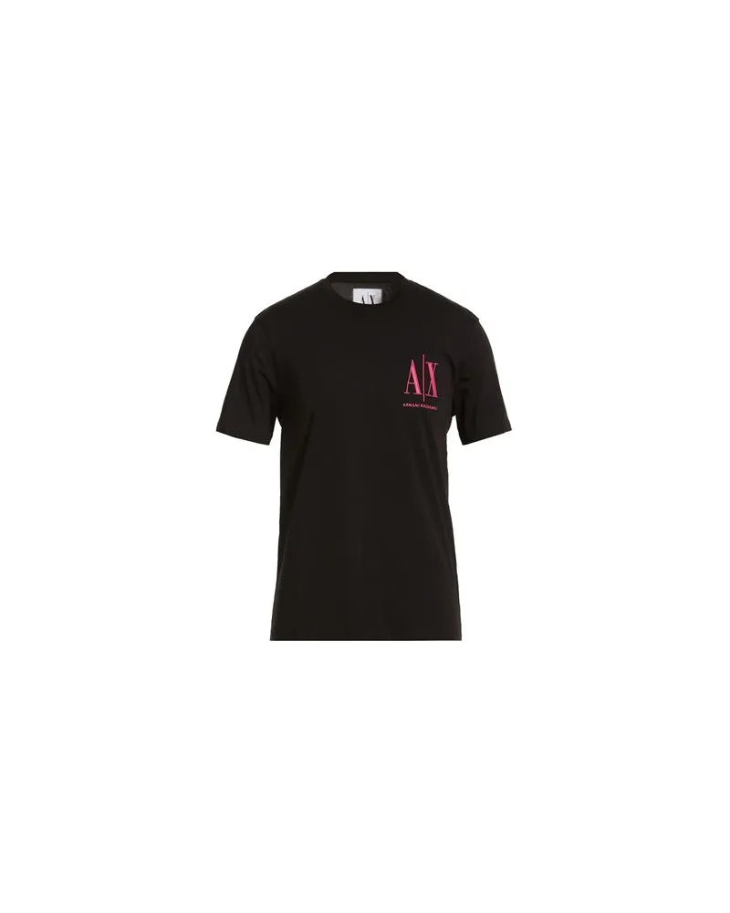 Armani Exchange ICON PERIOD - TOPS - T-shirtsauf YOOX.COM Schwarz