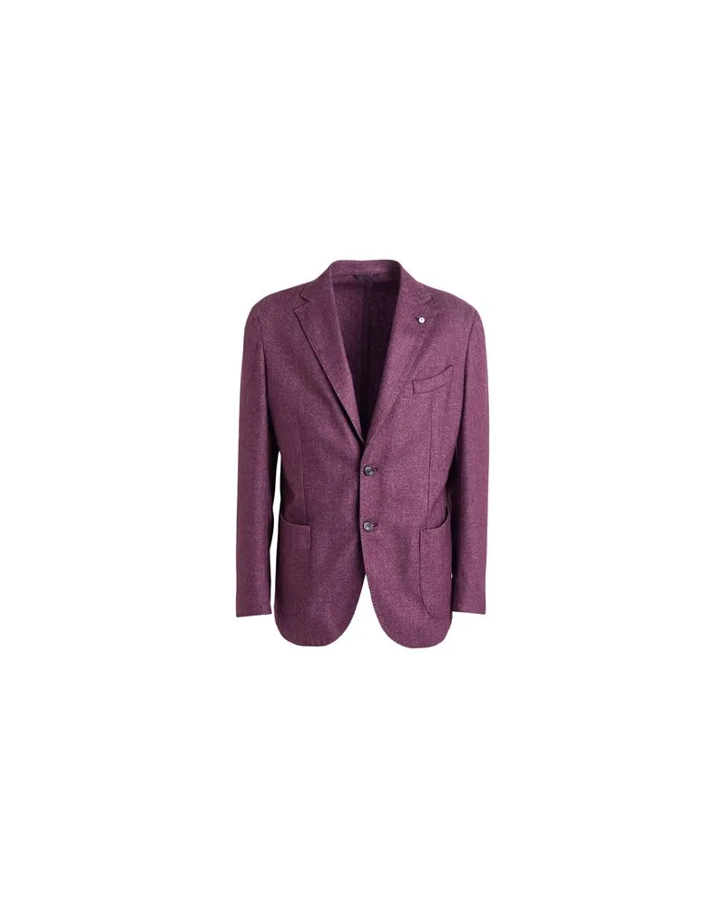 Luigi Bianchi Mantova ANZÜGE und CO-ORDS - Blazersauf YOOX.COM Pflaume