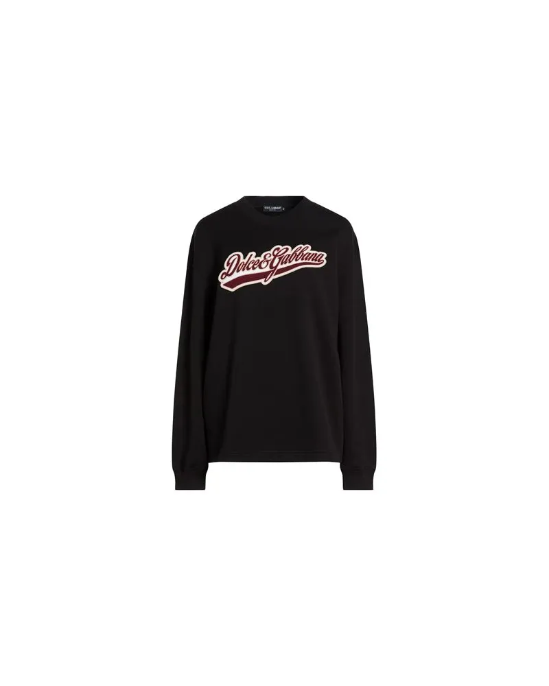 Dolce & Gabbana TOPS - Sweatshirtsauf YOOX.COM Schwarz