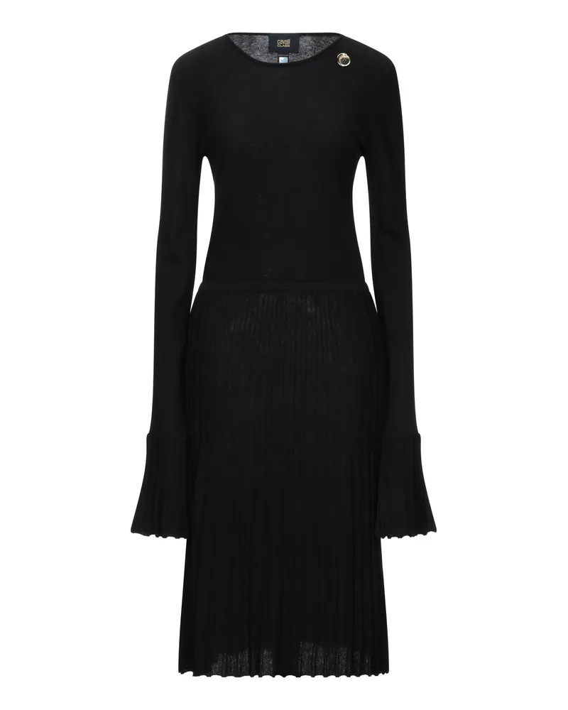 Roberto Cavalli Midi-Kleid Schwarz