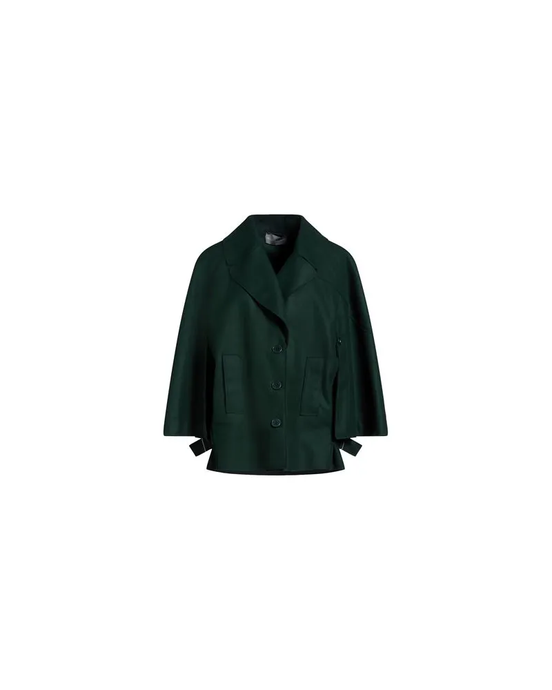 Alberta Ferretti JACKEN & MÄNTEL - Capesauf YOOX.COM Dunkelgrün