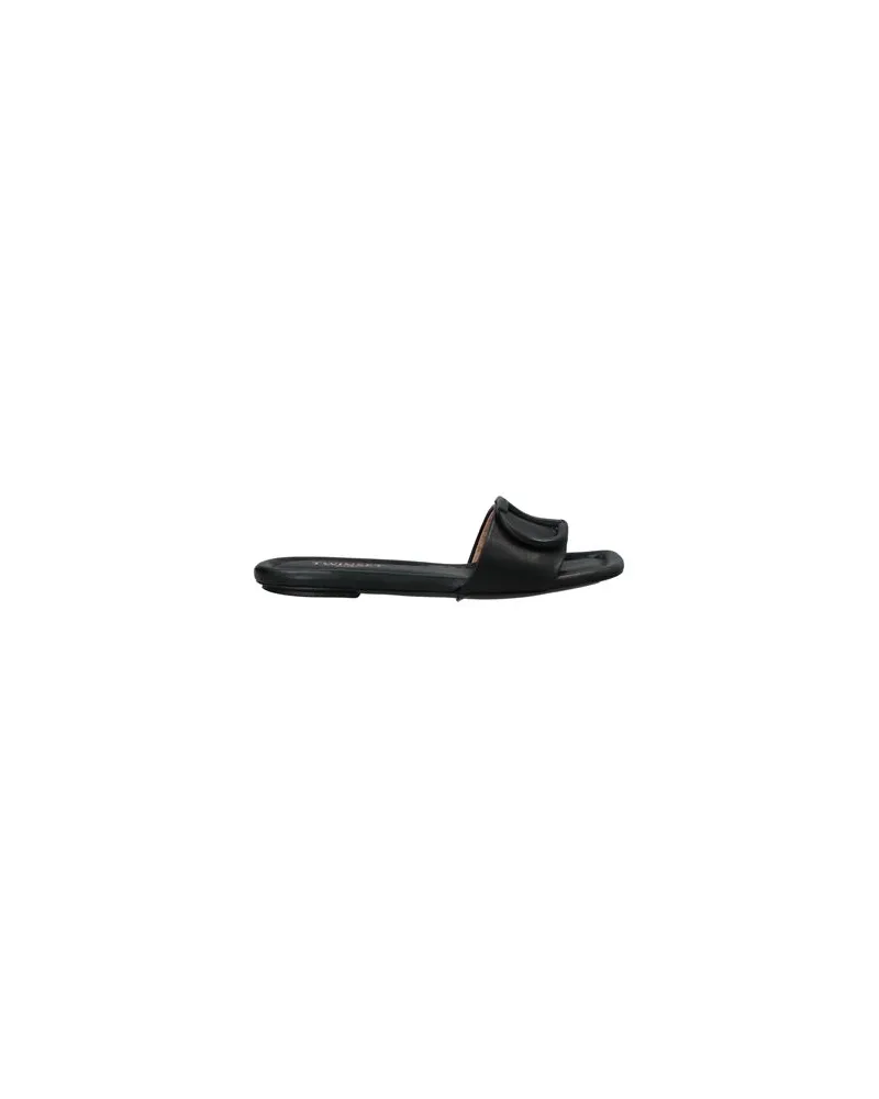 Twin-Set SCHUHE - Sandalenauf YOOX.COM Schwarz