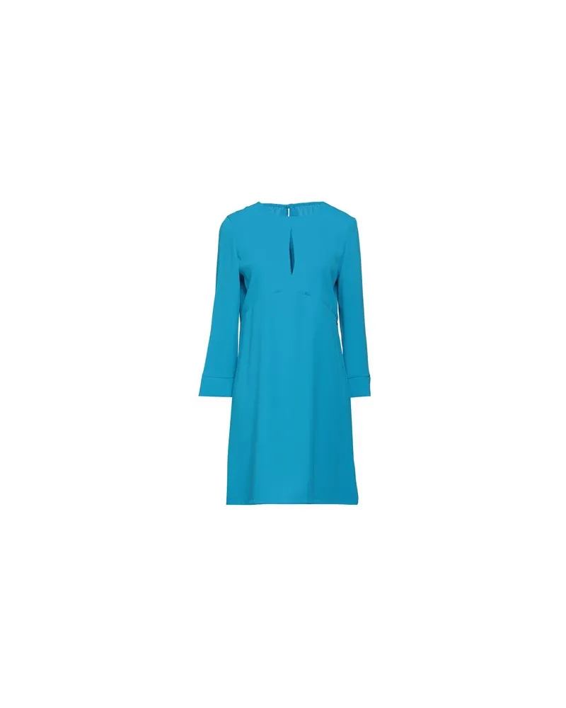 BERNA KLEIDER - Mini-Kleiderauf YOOX.COM Azurblau