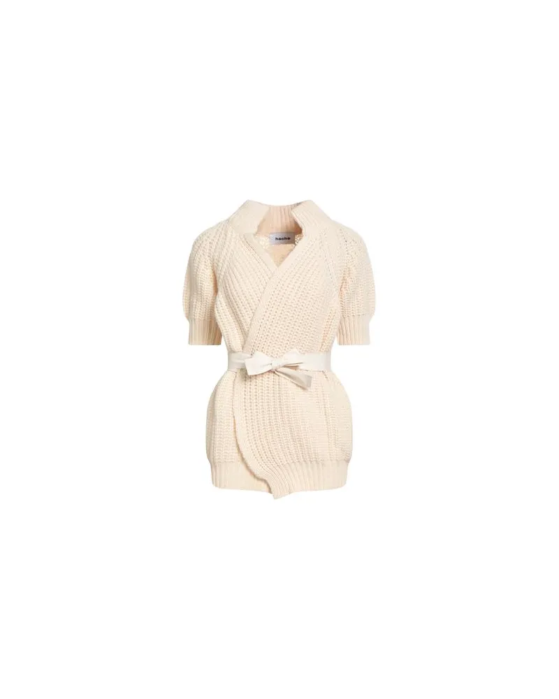 HACHE STRICKWAREN - Strickjackenauf YOOX.COM Elfenbein