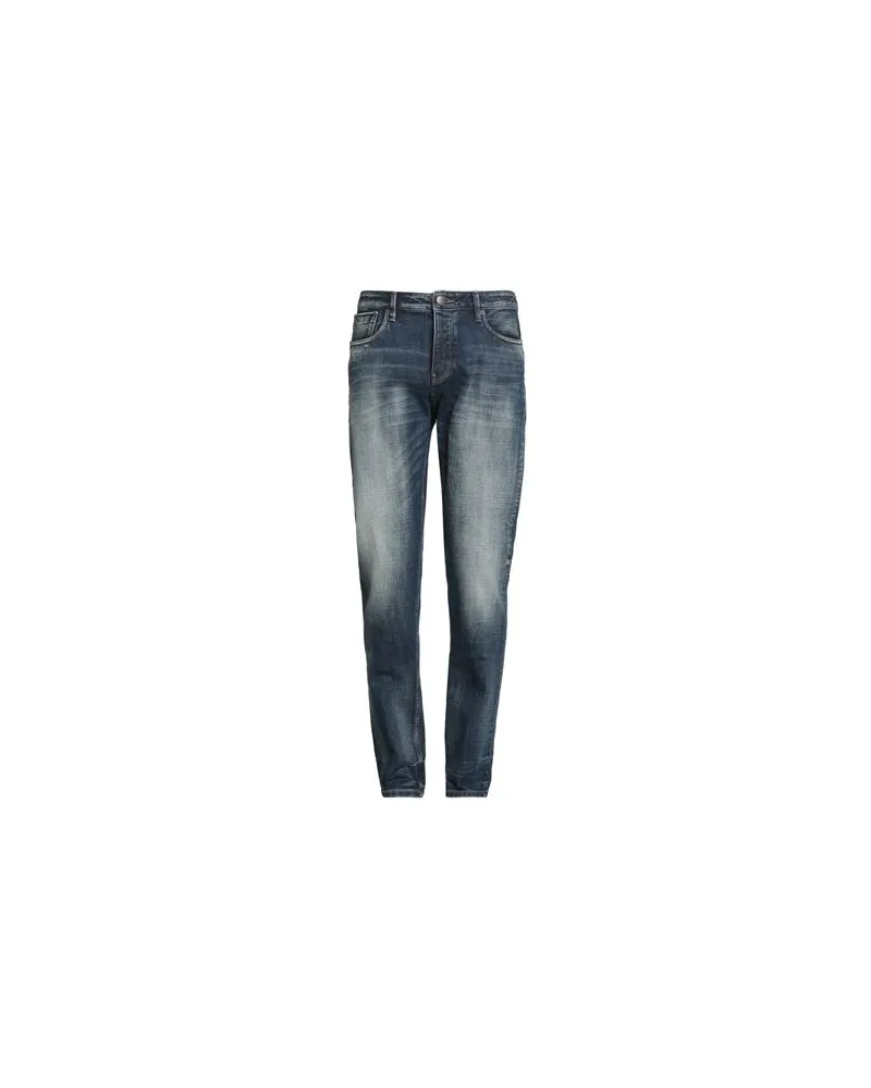 Emporio Armani LAB - HOSEN & RÖCKE - Jeanshosenauf YOOX.COM Blau