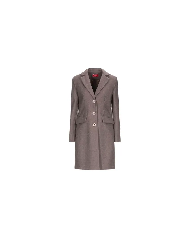 Altea JACKEN & MÄNTEL - Mäntelauf YOOX.COM Schokobraun