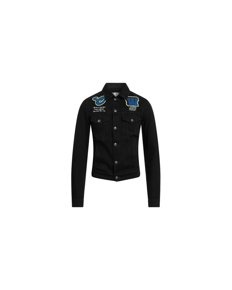 OFF-WHITE JACKEN & MÄNTEL - Jeansjacken/Mäntelauf YOOX.COM Schwarz