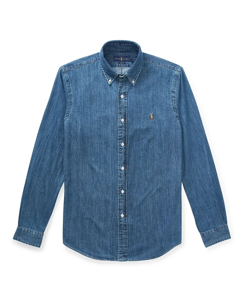 Ralph Lauren Jeanshemd Blau