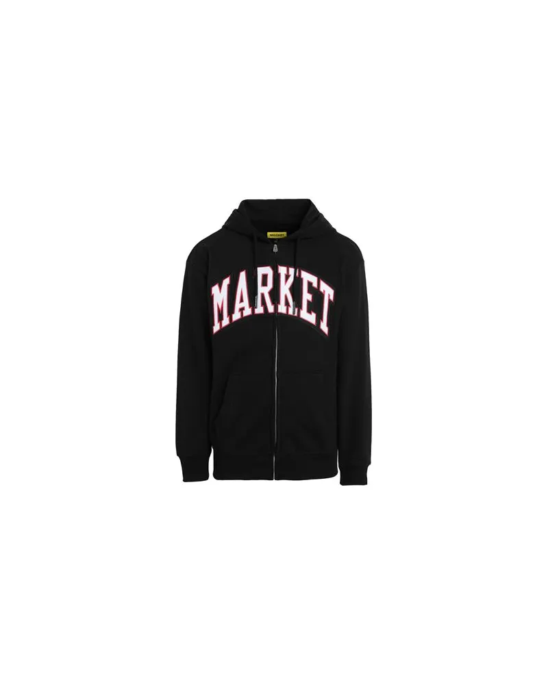 Market ARC ZIP-UP HOODIE  - TOPS - Sweatshirtsauf YOOX.COM Schwarz